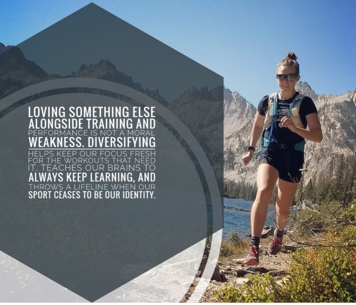 running mountains text hobby